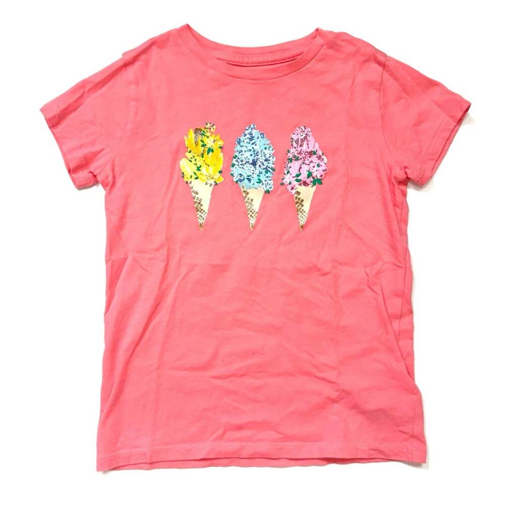 J. Crew Crewcuts Flower Ice Cream Cones Graphic Tee
